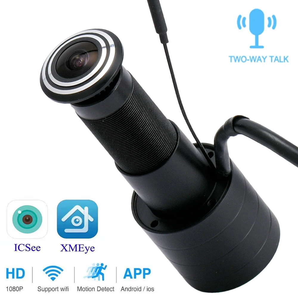 1080p poe áudio hd porta inter - Home Security Front Door Camera avaliação e preço
