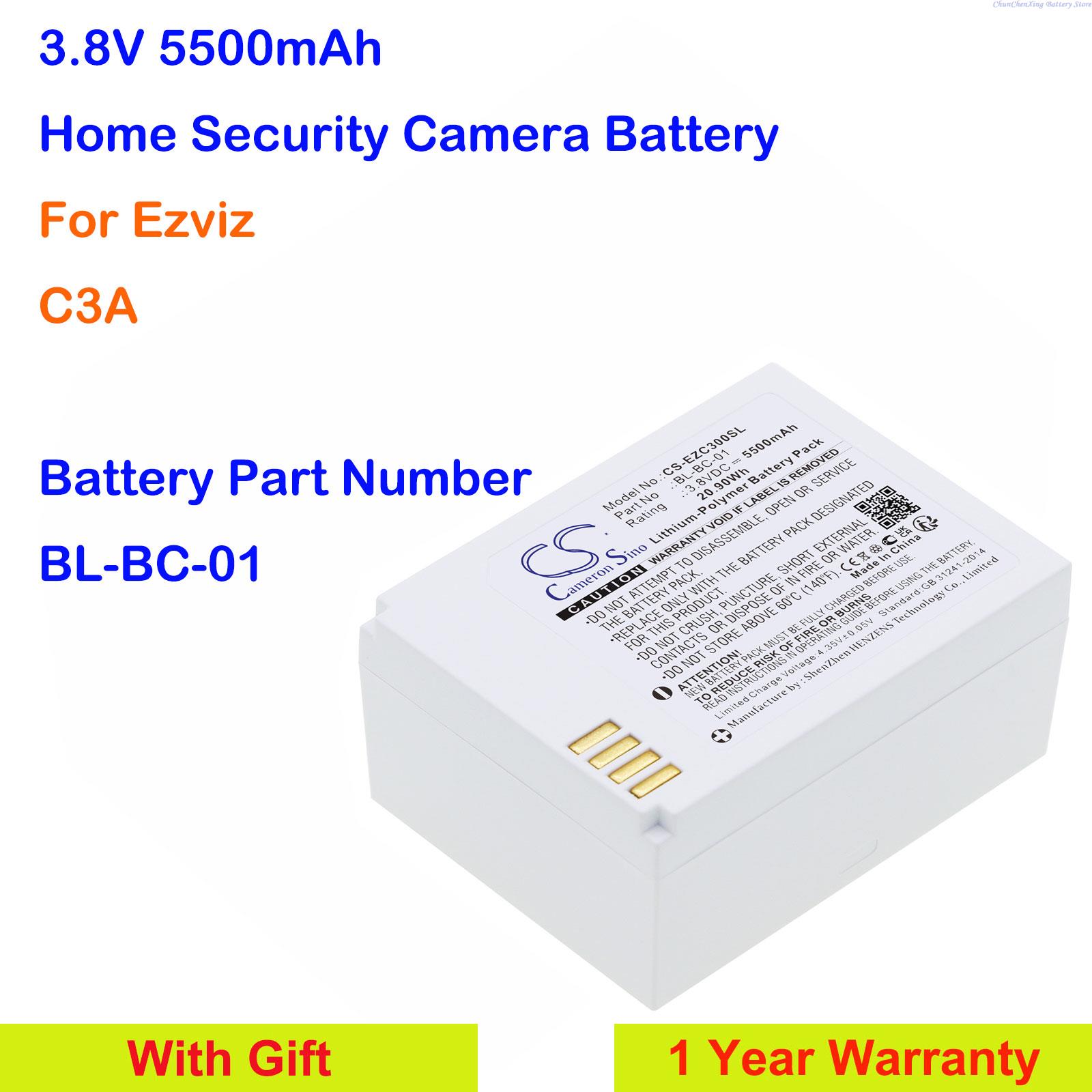 Cameron sino 3.8v 5500mah bate - Home Security Battery Replacement avaliação e preço