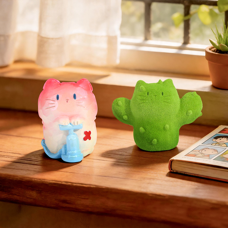 Figura de gato fofo em caixa s - Home Security Items avaliação e preço