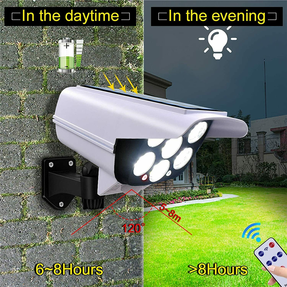 Luz solar ao ar livre sensor d - Home Security Flood Lights avaliação e preço