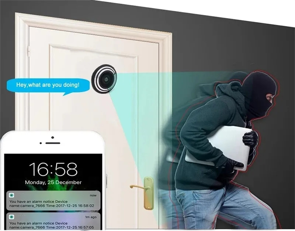 5g 2.4g wifi 16mm tuya wifi po - Home Security Front Door Camera avaliação e preço