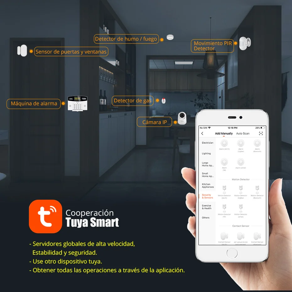 Fuers tuya kit sistema de alar - Home Security Front Door Camera avaliação e preço