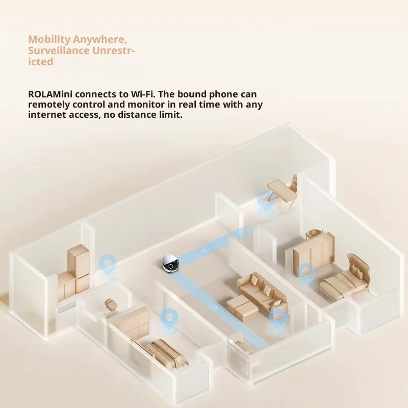 Enabot ROLA Mini Robô Intelige - Home Security Robots avaliação e preço
