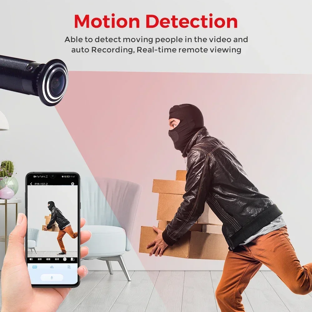 Câmera Wifi PEGATISAN 3MP, Câm - Home Security Front Door Camera avaliação e preço